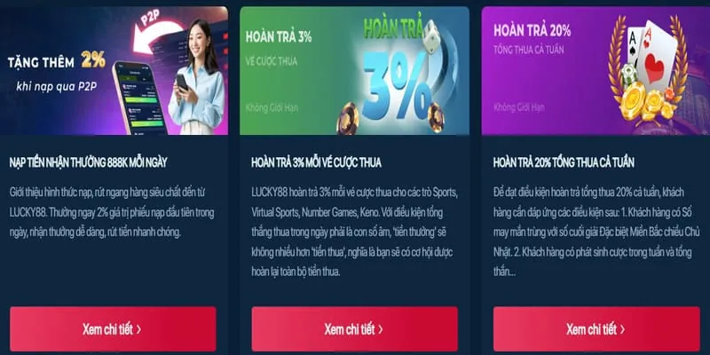 Các chương trình khuyến mãi tại rongvang68 app